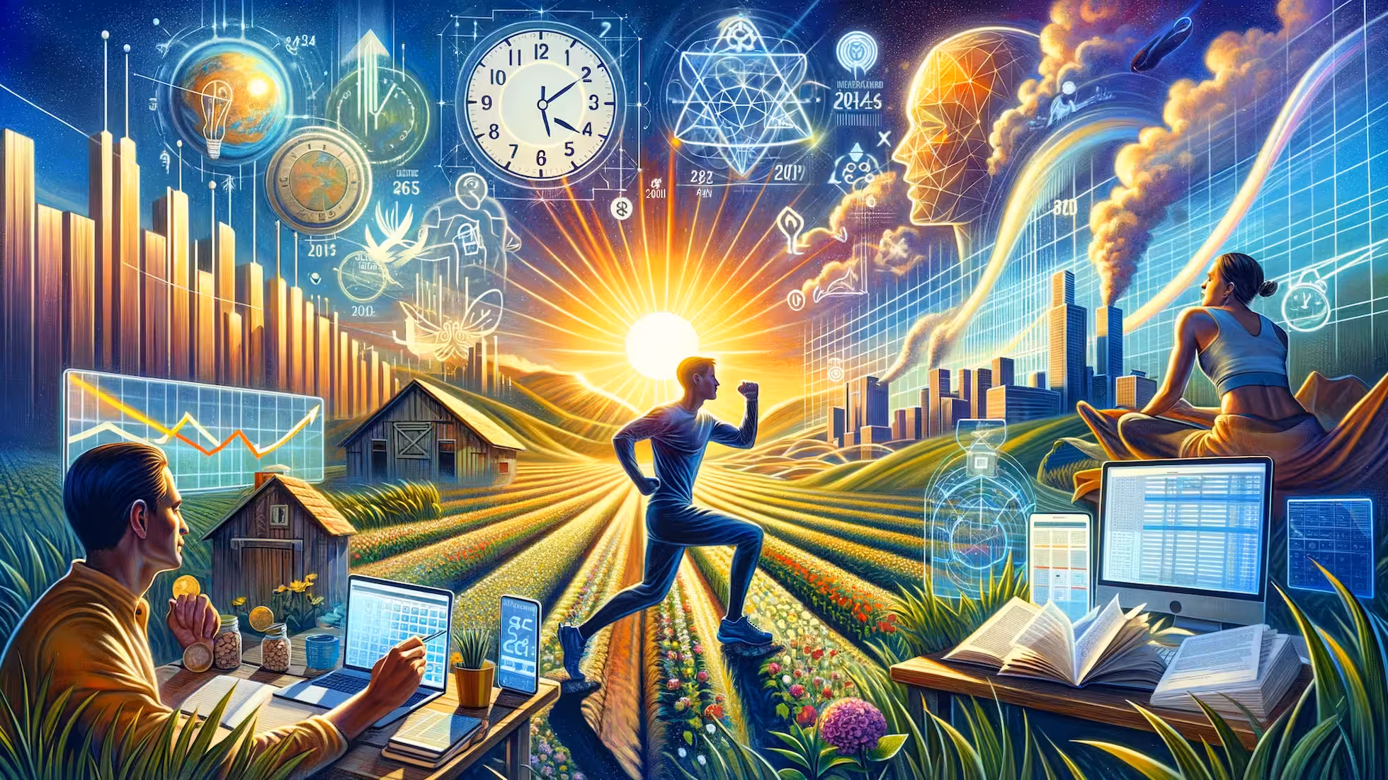 RR-面对挑战，需要专注于提升自我管理能力、专注力、身体健康、信息获取的质量、写作技能和专业技能